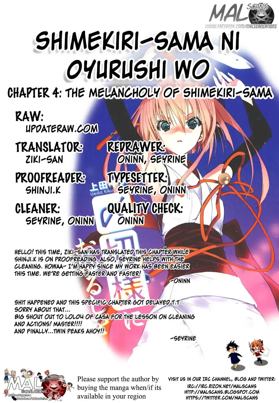 Shimekirisama ni Oyurushi o Chapter 4 1